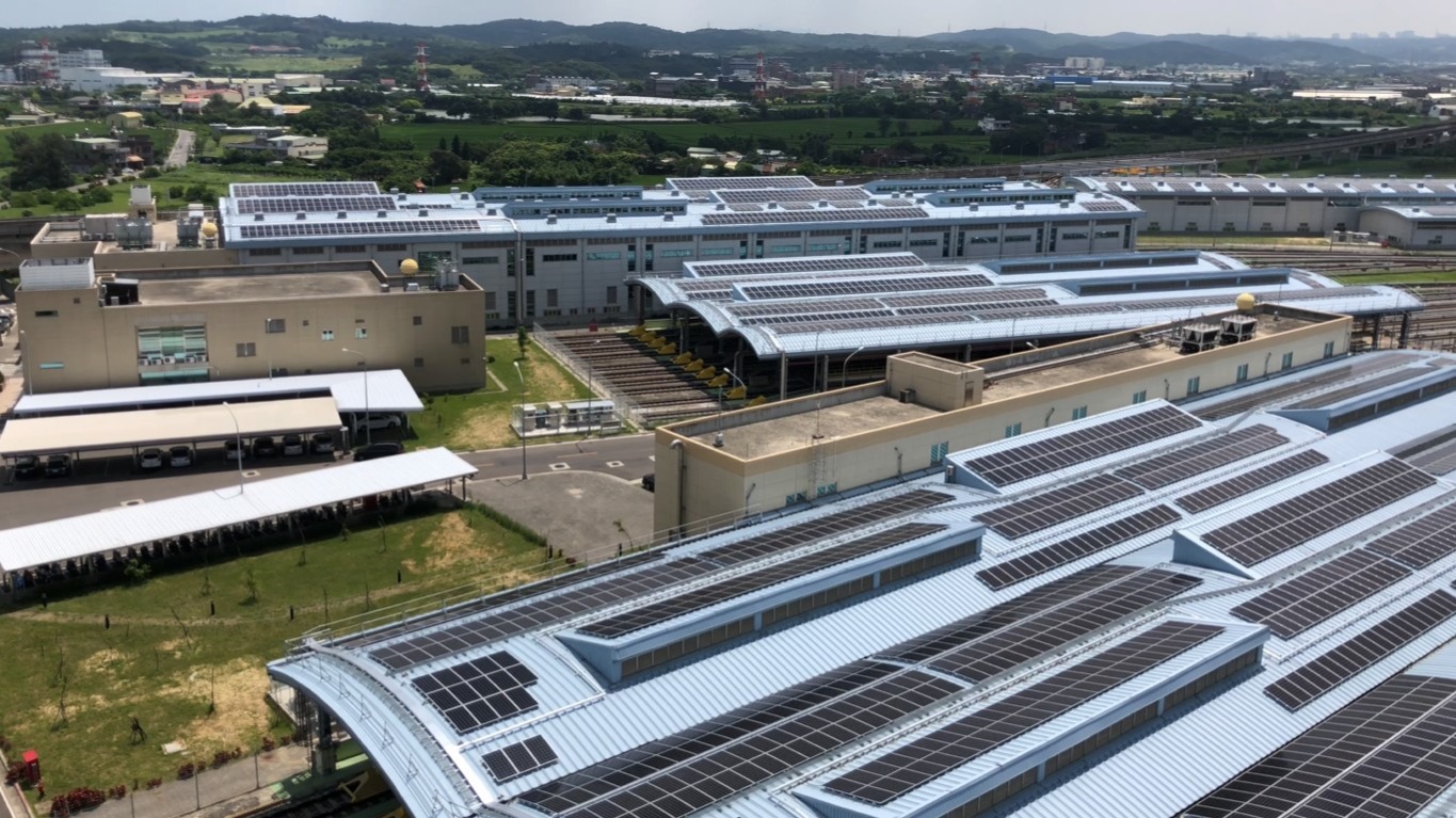 桃捷蘆竹機廠太陽能光電發電系統正式啟用